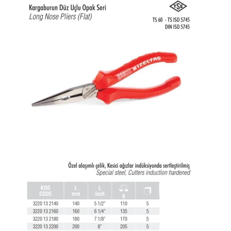 Kargaburun Düz Uçlu Opak Seri