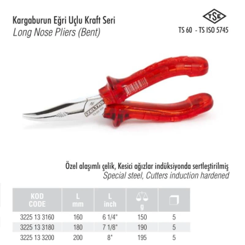 Kargaburun Eğri Uçlu Kraft Seri