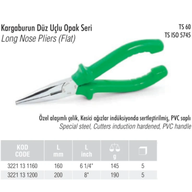 Kargaburun Düz Uçlu Opak Seri